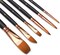 6 PCS Paint Brush Set – Mixed Shapes for Watercolor, Rock & Face Painting, Craft & Adult Art